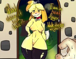 isabelle (animal crossing) from animal crossing by anonjustanon
