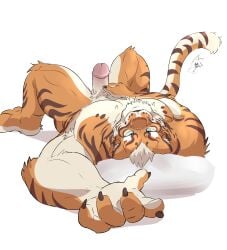 anthro felid hi_res jazcabungcal lin_hu male nekojishi nude penis solo studio_klondike tiger