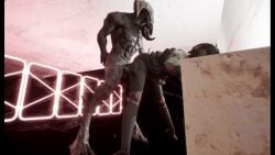 3d adult_game amalgene animated bending_over fit interspecies monster monster_sex sci-fi science_fiction standing standing_doggy_style video_games yoga_pants
