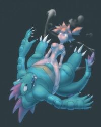 breasts color cum female feral feraligatr frontierbrain human interspecies kasumi_(pokemon) male nintendo nude orange_hair pokemon pokephilia sex size_difference straight tagme trainer_(artist) underwater