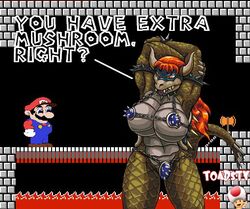 bowser female female_bowser malleo mario mario_(series) meme nintendo oniontrain rule_63 super_mario_bros. super_mario_bros._(nes) toad_(mario)