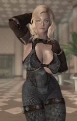 3d animated armor big_ass big_breasts bikini_armor blonde_hair blue_eyes bodysuit dommy_mommy elf_orc_lunaire glasses hip_sway hips huge_ass huge_breasts large_ass large_breasts rebecca_(original_character) seductive shaking_hips skyrim swaying swaying_hips tagme the_elder_scrolls tight_clothing video