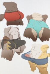 anthro briefs clothing erection group hi_res inno_sent lifewonders male male_only muscular muscular_legs muscular_male navel ogami_aratsuka seth_(tokyo_afterschool_summoners) side_view tadatomo tenting tokyo_afterschool_summoners underwear virtual_youtuber vtuber