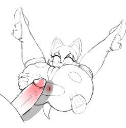 2d anthro anus ass bat big_butt boots bubble_butt butt_grab clothing crossnsfw duo eyelashes female footwear genitals hand_on_butt imminent_sex knee_boots knee_highs legwear lying male male/female mammal monochrome on_back penis pussy rouge_the_bat sega simoncrips simoncross simple_background sonic_(series) sonic_the_hedgehog_(series) spread_legs spreading thick_thighs torn_clothing white_background wide_eyed wide_hips