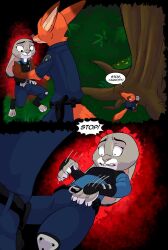 akiric clothing comic disney judy_hopps nick_wilde sex zootopia