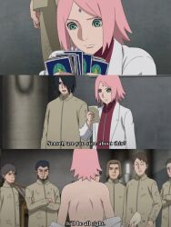 1girls 6+boys bare_back before_sex black_hair bob_cut boruto:_naruto_next_generations card_game cards cheating cheating_wife clothed clothing cuckold cuckold_pov dialogue edit english_text female forehead_jewel forehead_mark fully_clothed green_eyes hi_res high_resolution highres holding_object imminent_gangbang imminent_sex long_hair male mature mature_female medium_hair milf multiple_boys multiple_males naruto naruto_(series) netorare no_bra ntr pale-skinned_female pale_skin petite pink_hair playing playing_card prison prison_uniform prisoner removing_clothing robe sakura_haruno sasuke_uchiha shoulder_length_hair shounen_jump strip_game strip_tease stripping striptease taking_clothes_off talking talking_to_another tall_image text undressing undressing_self voyeur voyeur_pov voyeurism