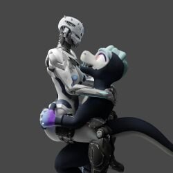 anal anal_sex anthro blender_(software) bungie destiny_(game) destiny_2 duo elsie_bray exo exo_stranger farrythedragon female hi_res holding_neck humanoid machine male male/female on_lap penetration reptile robot robot_humanoid scalie science_fiction sitting_on_lap size_difference small_dom_big_sub snake standing_cowgirl_position xiro_decobray