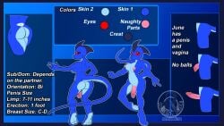 16:9 1futa 2014 3_toes anthro areola ass blue_body blue_scales blue_skin breasts color_swatch english_text erection feet flaccid futanari genitals herm intersex june_(justathereptile) justathereptile komodo_dragon lizard looking_at_viewer model_sheet monitor_lizard nipples non-mammal_breasts nude penis pink_areola pink_nipples pink_penis pose raised_tail red_eyes reptile scales scalie scutes simple_background smile solo tail text toes watermark widescreen