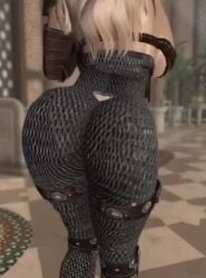 3d animated armor ass_shake big_ass big_breasts bikini_armor blonde_hair blue_eyes bodysuit dat_ass dommy_mommy elf_orc_lunaire glasses huge_ass huge_breasts large_ass large_breasts rebecca_(original_character) seductive shaking shaking_ass skyrim tagme the_elder_scrolls tight_clothing video