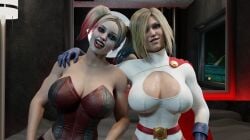 harley quinn from batman (series) by sharkmanrenders