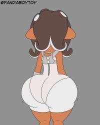 1girls 2023 agent_8_(side_order) agent_8_(splatoon) ass big_ass bodysuit brown_hair cephalopod cephalopod_humanoid cute dark-skinned_female dark_skin female nintendo octoling octoling_girl pandaboytoy pointy_ears splatoon splatoon_(series) splatoon_2 splatoon_3 splatoon_3:_side_order tagme thick_thighs unnamed_octoling