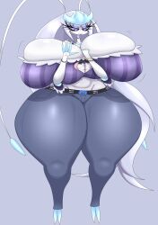 anthro big_ass big_breasts breasts_bigger_than_head huge_breasts insect_girl large_breasts luditima massive_breasts no_humans pheromosa pokémon_(species) pokemon pokemon_(species) thick_thighs