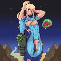 male samus from metroid by loggus doggus
