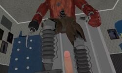 3d animated dick_stomping five_nights_at_freddy's five_nights_at_freddy's_4 foxy_(fnaf) furry male/male nightmare_foxy no_sound stomping tagme video yuuki_momofox