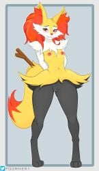 braixen from nintendo by foormer