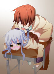 1boy 1girls angel_beats! bound female kanade_tachibana male sex tagme tenshi