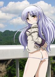 1girls angel_beats! bondage bound female female_only kanade_tachibana solo tagme tenshi