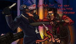 kaz sniper spy team_fortress_2 yaoi