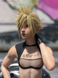 3d 3d_(artwork) alastor_studios cloud_strife daz3d daz_studio final_fantasy final_fantasy_vii final_fantasy_vii_remake male male_only nipples tagme tattoo