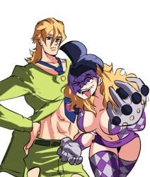 jojo's_bizarre_adventure pannacotta_fugo purple_haze_(jjba) rule_63 stand_(jjba) tinafate1 vento_aureo