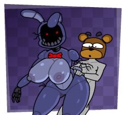 big_breasts crushtrap five_nights_at_freddy's five_nights_at_freddy's_2 rule_63 thick_ass thick_thighs withered_bonnie