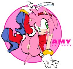 1girls 2d :p amy_rose anthro ass boots bottomless bottomless_skirt breasts clothed color dress dress_pull erect_nipples erect_nipples_under_clothes female female_only furry happy looking_at_viewer mostly_clothed nipple_bulge no_panties panties_removed png presenting_hindquarters presenting_pussy pussy sega smile smiling smiling_at_viewer sonic_(series) sonic_the_hedgehog_(series) tongue_out upskirt watatanza