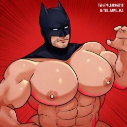 aledraws19 batman gay male_only pecs solo tagme