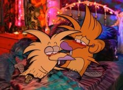 anthro beaver bedroom bedroom_sex big_cock blushing boyfriend-girlfriend cock fingering fingering_partner fingering_pussy hippie kingofthejungle1993 nickelodeon norbert_beaver pussy pussy_juice_drip the_angry_beavers treeflower