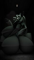 1futa 3d anthro big_breasts big_penis futa_only futanari scp-1471 scp_foundation solo tagme thatblackcopfromdawnofthedead