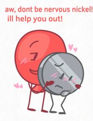 balloon_(ii) gay inanimate_insanity nickel_(character) nickel_(ii) object_shows sh0rtcak3rss