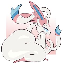 anthro arizonathevixen ass_focus big_ass big_butt bubble_butt eeveelution furry huge_ass pokémon_(species) pokemon sylveon