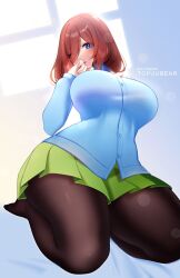 nakano miku from go-toubun no hanayome by tofuubear