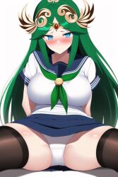 Green Hair Rule 34 Image