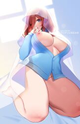 nakano miku from go-toubun no hanayome by tofuubear