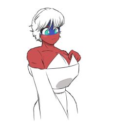 benibun big_breasts breast_showing breasts clothed countryhumans countryhumans_girl russia_(countryhumans)