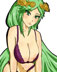 female green_hair josuedu kid_icarus long_hair nintendo palutena white_skin