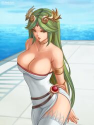 palutena from kid icarus by flowerxl
