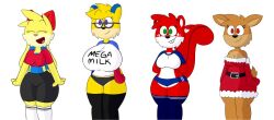 anthro bear bunny deer dora_(loonynub) furry loonynub milf nat_(loonynub) nia_(loonynub) sophie_(loonynub) squirrel