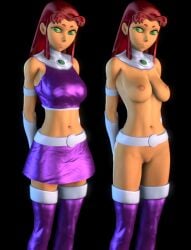 1girls 3d alien alien_girl alien_humanoid armwear athletic athletic_female belt big_breasts breasts busty curvaceous curves curvy curvy_figure dc dc_comics digital_media_(artwork) exposed_torso eyebrows eyelashes eyes female female_focus female_only green_eyes hair hero heroine hips hourglass_figure huge_breasts humanoid koriand'r large_breasts legs legwear light-skinned_female light_skin lips long_hair lordaardvark lower_body neckwear orange-skinned_female orange_body orange_skin red_hair starfire superhero superheroine tamaranean teen_titans thick thick_legs thick_thighs thighs upper_body voluptuous wide_hips