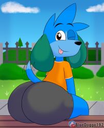 anthro ass canine dog femboy gay leroy_(loonynub) loonynub tagme