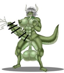 1futa anthro ass_expansion balls balls_expansion breast_expansion breasts crocodilian cum ejaculation erection eye_color_change full_body futa_only futanari huge_ass huge_balls huge_breasts huge_cock masturbation mid-transformation monster_girl monsterification muscle_growth nipples orgasm penis penis_expansion ripped_clothing sagging_balls sakuya_izayoi skin_color_change solo species_transformation squatting stelladiaabbys thick_thighs thigh_expansion touhou transformation wide_hips