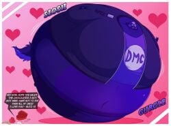 big_breasts blueberry_inflation breasts female frootiebuck furry spherical_inflation sunken_head sunken_limbs tagme