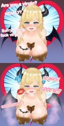 1girls 2_panel_comic 2koma after_fellatio after_oral after_orgasm after_paizuri after_sex alternate_version_at_source alternate_version_available asymmetrical_bangs asymmetrical_hair bangs bangs_between_eyes bangs_over_eyes bat_tattoo between_breasts black_horn black_horns black_wings blonde_eyebrows blonde_female blonde_hair blue_condom blue_eye blue_eyes blue_eyes_female blush blush_lines blushing_at_viewer blushing_profusely bodypaint boob_drop boob_tattoo branded branding_mark breast_tattoo breasts breasts_apart breasts_bigger_than_head breasts_out breasts_outside bust busty chest_tattoo chocolate chocolate_covered chocolate_drip chocolate_heart chocolate_on_body chocolate_on_breasts cleavage collarbone comic comic_page comic_panel comic_strip company_logo condom condom_accessories condom_balloon condom_between_breasts condom_filling condom_hair_ornament condom_on_head condom_on_object condom_wrapper condoms condoms_on_body cum cum_drip cum_in_mouth cum_on_body cum_on_breasts cum_on_face cum_on_hair cum_on_nose cum_on_upper_body cumshot curled_horn curled_horns defeated defeated_heroine demon demon_girl demon_horns demon_wings demoness disembodied eddarxart english_commentary english_dialogue english_text eyebrow_through_hair eyebrows eyebrows_visible_through_hair eyes eyes_half_open eyes_open eyes_visible_through_hair female female_focus female_human female_only female_pervert first_person_view furrowed_brow furrowed_eyebrows gentle_femdom gentle_mommy good_boy good_end gradient_background hair hair_between_eyes hair_ornament half_closed_eyes hanging hanging_breasts heart heart_background heart_tattoo heavy_blush heavy_breasts heavy_breathing hololive hololive_gen_2 hololive_japan horn horn_jewelry horn_ornament horn_ring horns horny horny_(disambiguation) horny_female imminent_fellatio imminent_oral imminent_paizuri instant_loss instant_loss_2koma kiss_mark large_breasts lipstick lipstick_mark lipstick_smear long_ears long_hair looking_at_viewer milf mommy mommy_kink motherly nipples_covered nude nude_female object_between_breasts open_eyes open_mouth open_smile parted_bangs parted_lips pervert pink_condom pixiv pointy_ears pov pov_eye_contact profanity pubic_hair pubic_hair_in_mouth pubic_hair_on_face sagging_breasts sagging_teats seductive seductive_eyes seductive_gaze seductive_look seductive_smile sexually_suggestive sidelocks single_girl smile smiling smiling_at_viewer sole_female solo solo_female solo_focus steam steaming_body steamy steamy_breasts steamy_breath stray_pubes stray_pubic_hair streamer streamers succubus succubus_horns succubus_wings sweat sweatdrop swept_bangs talking talking_to_viewer tattoo tattoo_on_chest tattooed_breast tattoos text text_box text_bubble tongue translated twitter upper_body upper_body_focus used_condom used_condoms valentine valentine's_day valentines_day vein veins veiny veiny_body veiny_breasts virtual_youtuber vtuber winged_heart winged_humanoid wings x_hair_ornament yellow_hair yuzuki_choco