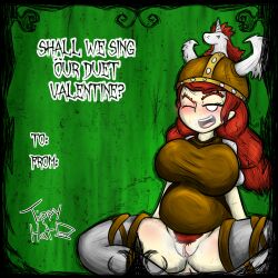 don't_starve dont_starve_together red_hair tippyhat_(artist) valentine's_day wigfrid