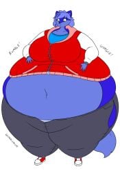 big_ass big_breasts blueberry_inflation breasts bubble_butt female frisk_lk furry huge_ass lj_caffie tagme thick_thighs wide_hips