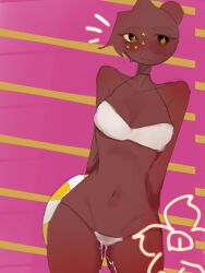 bikini breasts china_(countryhumans) countryhumans countryhumans_girl leaking_cum leaking_pussy noticed sweating thick_ass thick_thighs yellow_eyes