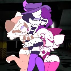 3girls ass_licking bad_anatomy female female_only furry furry_female furry_only hugging incest moaning_in_pleasure multiple_girls piggy_(game) sister sisters tagme zebra zee zee_(piggy) zizzy zizzy_(piggy) zuzy zuzy_(piggy)