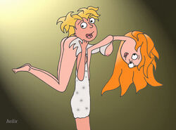 candace_flynn disney female helix human jeremy_johnson male nipples phineas_and_ferb tagme