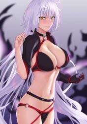 1girls big_breasts blush breasts fate/grand_order fate_(series) female freed_turing jeanne_alter jeanne_d'arc_(fate) solo