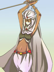 1boy belly_dancer_outfit dark-skinned_femboy dark-skinned_male dark_skin femboy final_fantasy final_fantasy_ii genderswap_(ftm) male male_only minwu navel rule_63 seductive seductive_look solo tagme unknown_artist